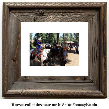 horse trail rides near me in Aston, Pennsylvania